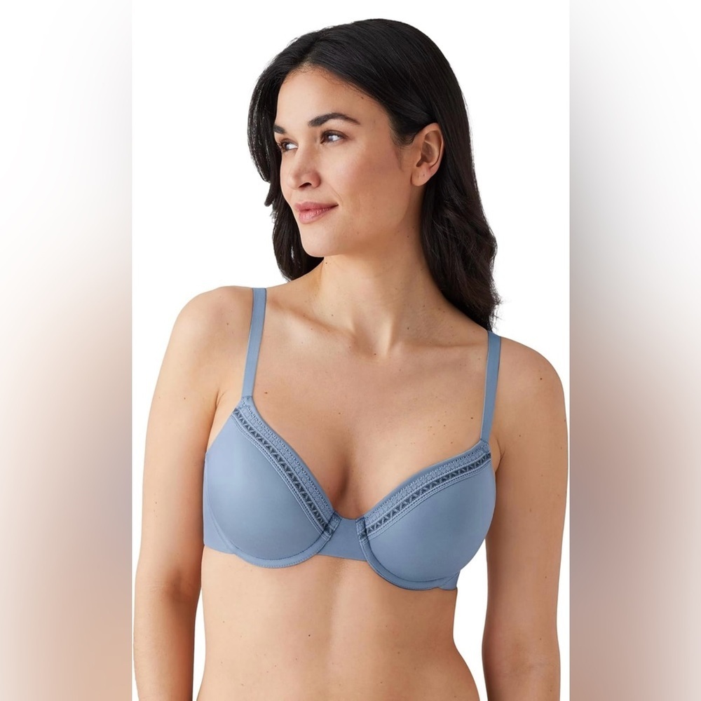 Wacoal Perfect Primer Contour Blue Padded Underwire Convertible Bra Size 36C New